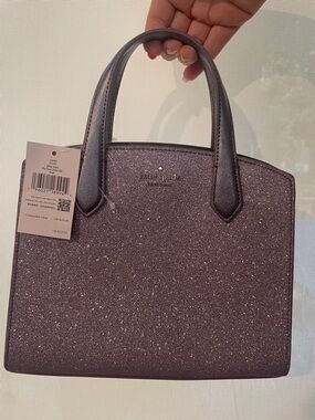 Kate Spade Glitter Tinsel Satchel Lilac Frost K9337 NWT